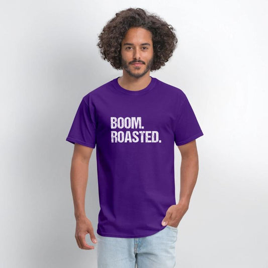 Boom Roasted Distressed Saying