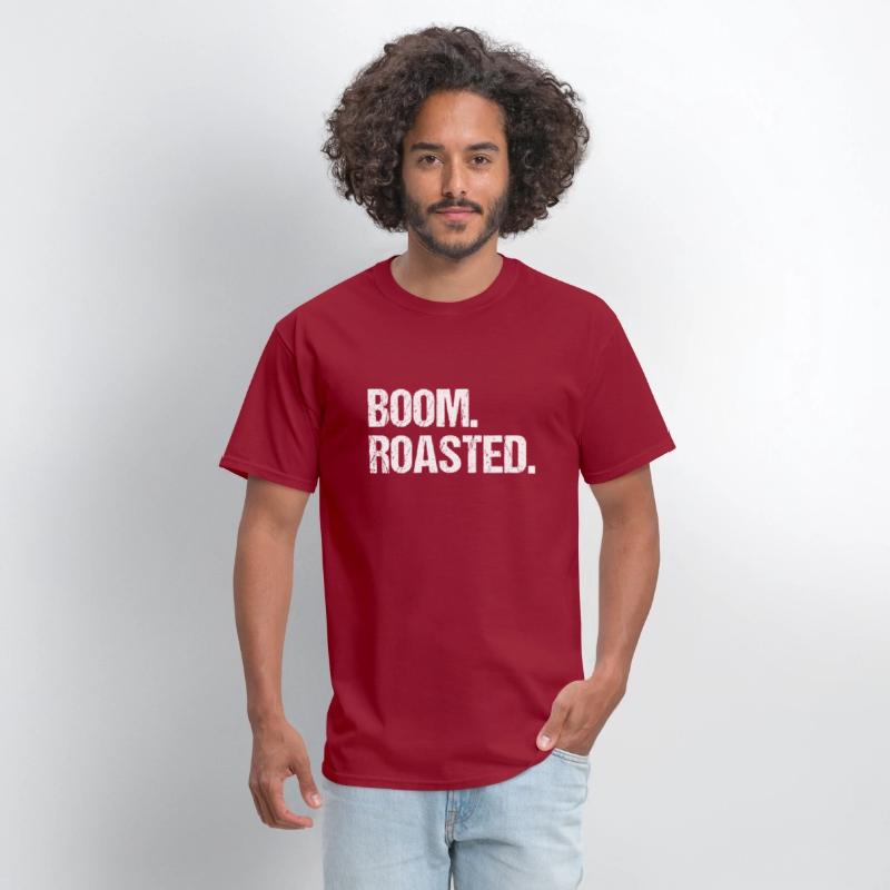 Boom Roasted Distressed Saying