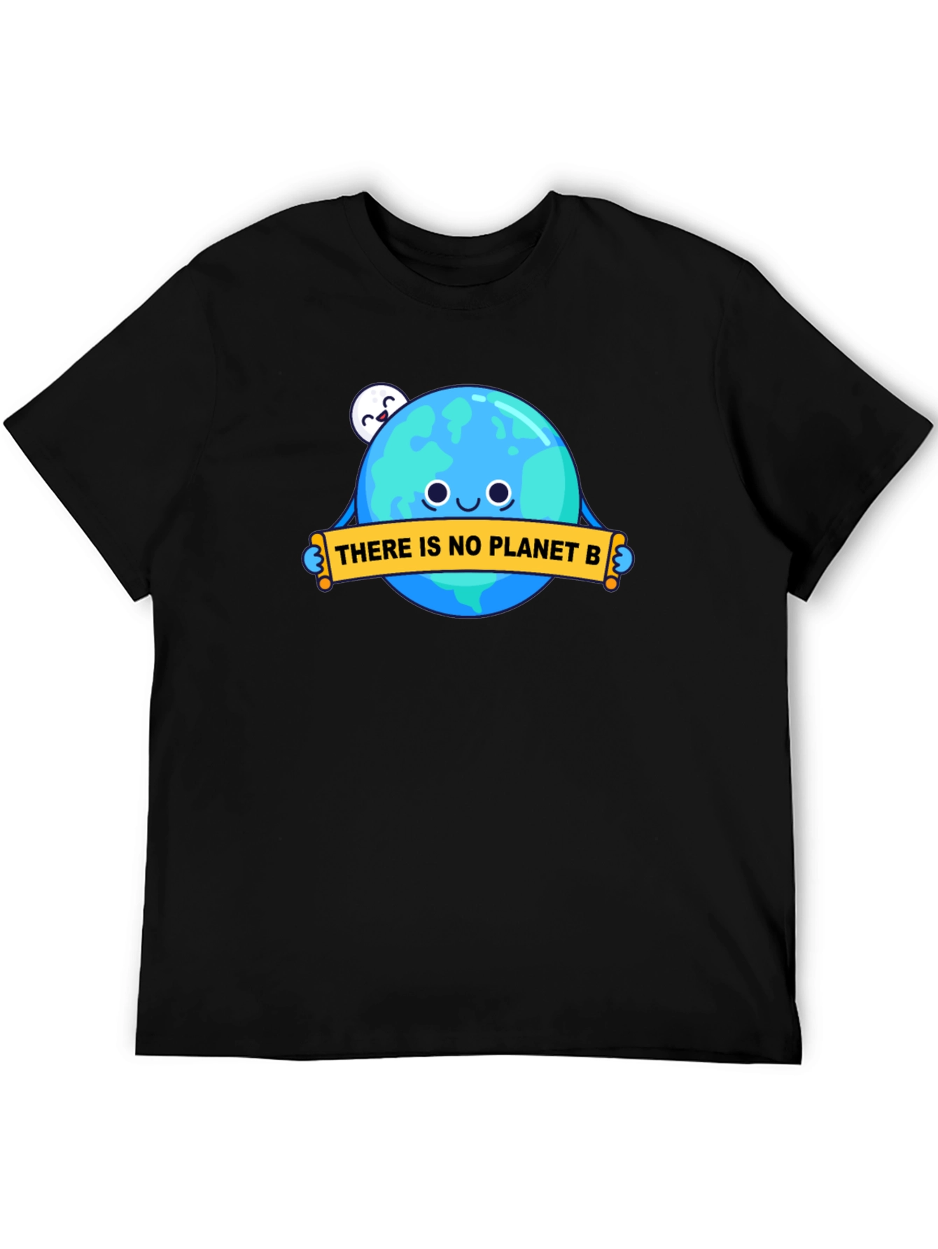 Planet B Earth Graphic Tee - Black