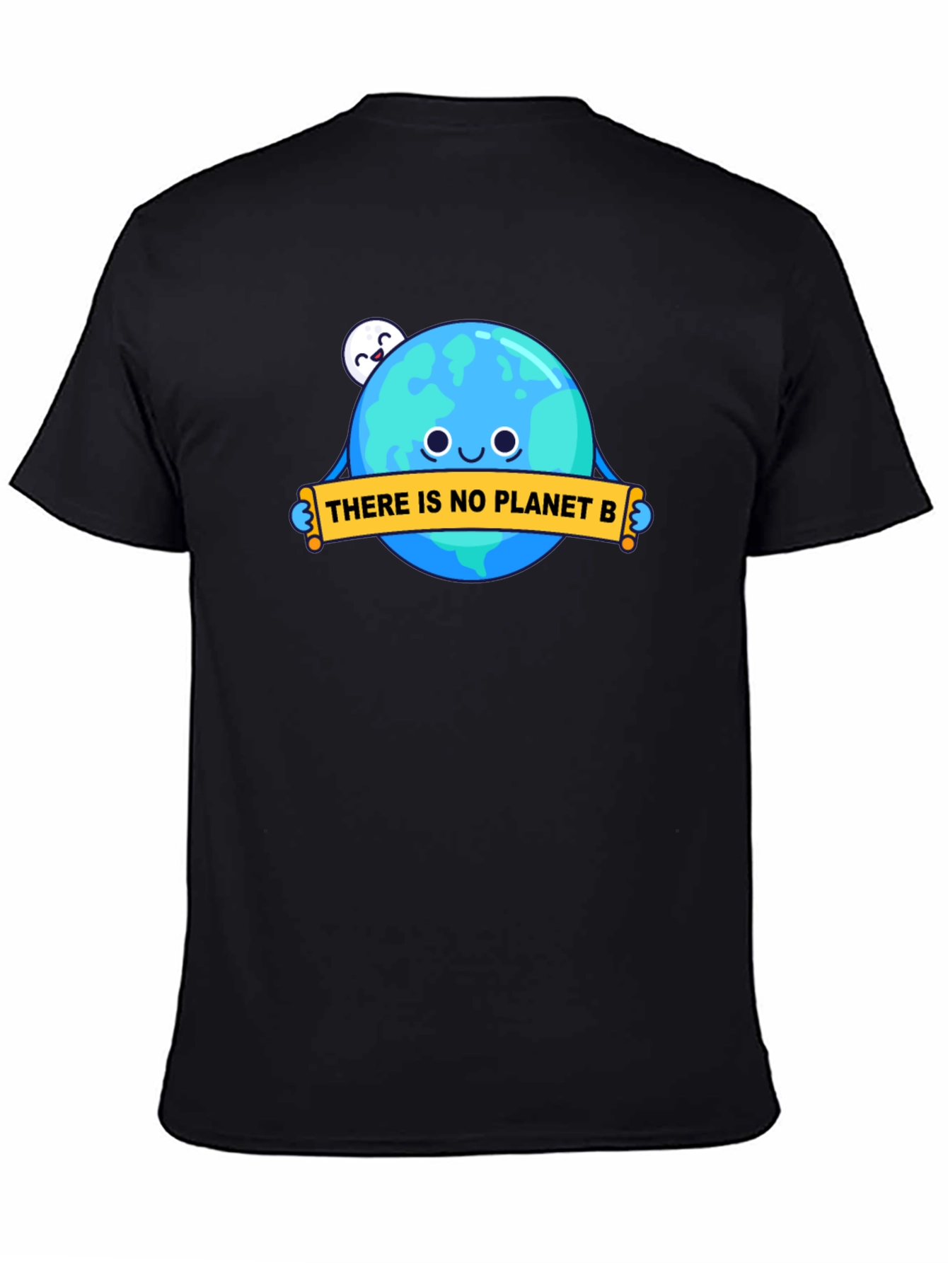 Planet B Earth Graphic Tee - Black
