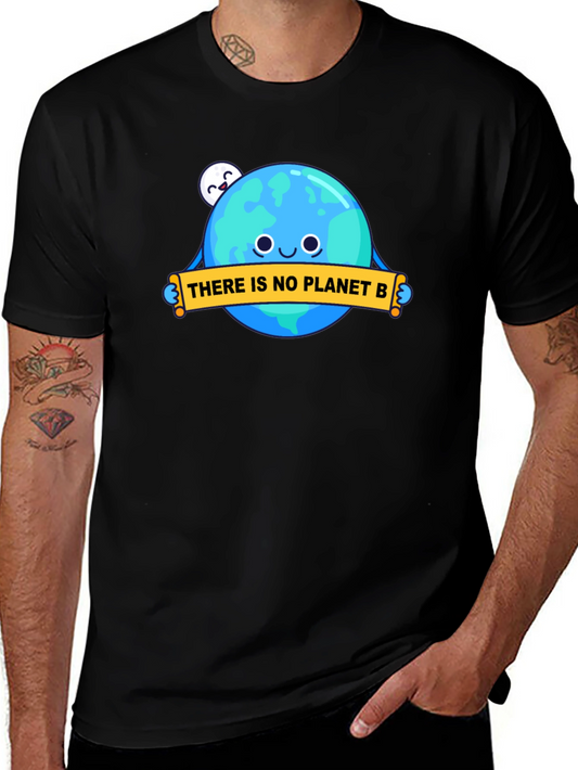 Planet B Earth Graphic Tee - Black