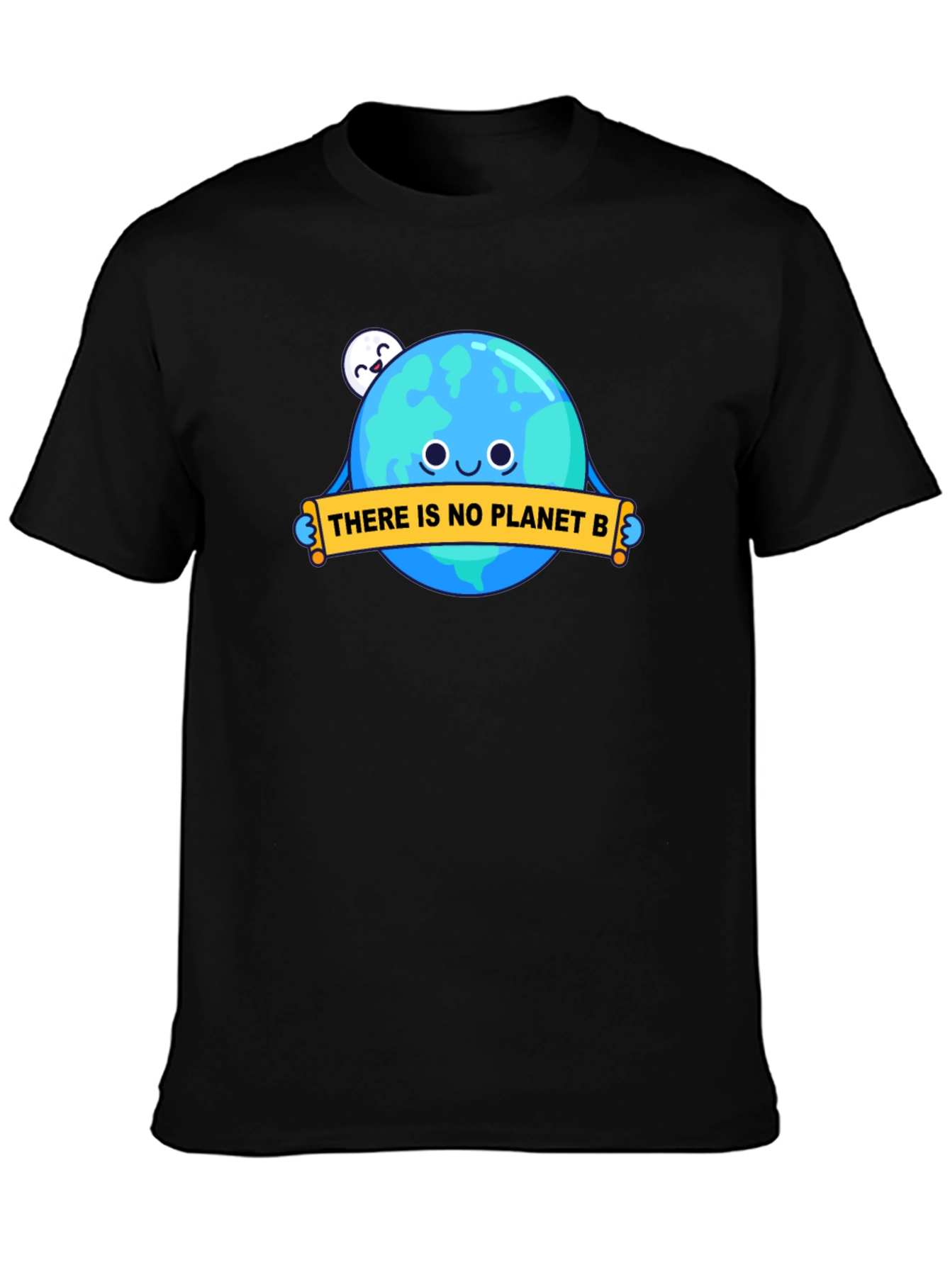Planet B Earth Graphic Tee - Black