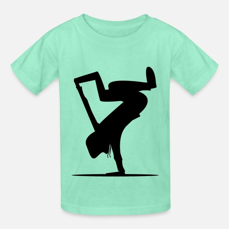 Break dance Bboy Bgirl Cartoon silhouette