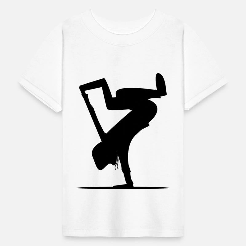 Break dance Bboy Bgirl Cartoon silhouette
