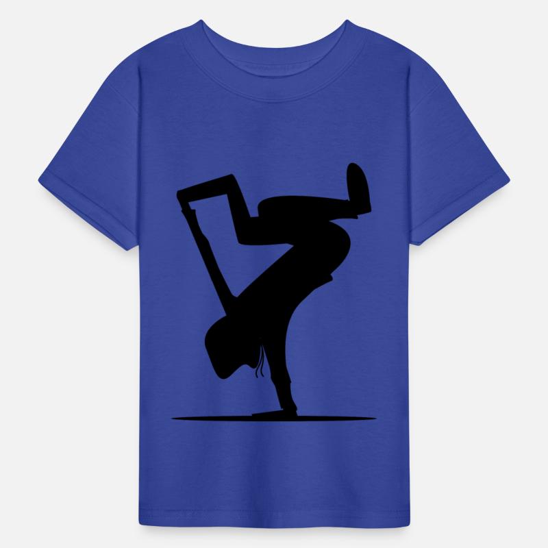 Break dance Bboy Bgirl Cartoon silhouette