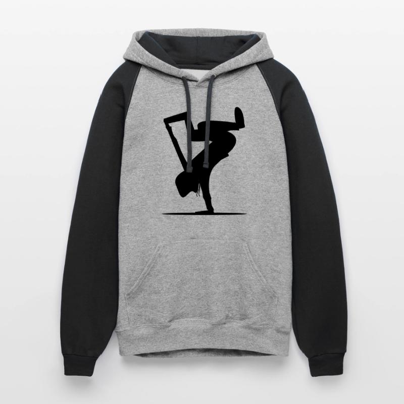 Break dance Bboy Bgirl Cartoon silhouette