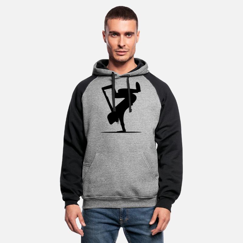 Break dance Bboy Bgirl Cartoon silhouette