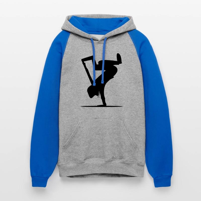 Break dance Bboy Bgirl Cartoon silhouette