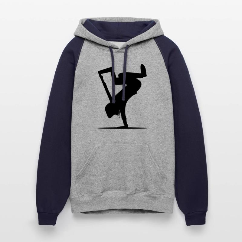 Break dance Bboy Bgirl Cartoon silhouette