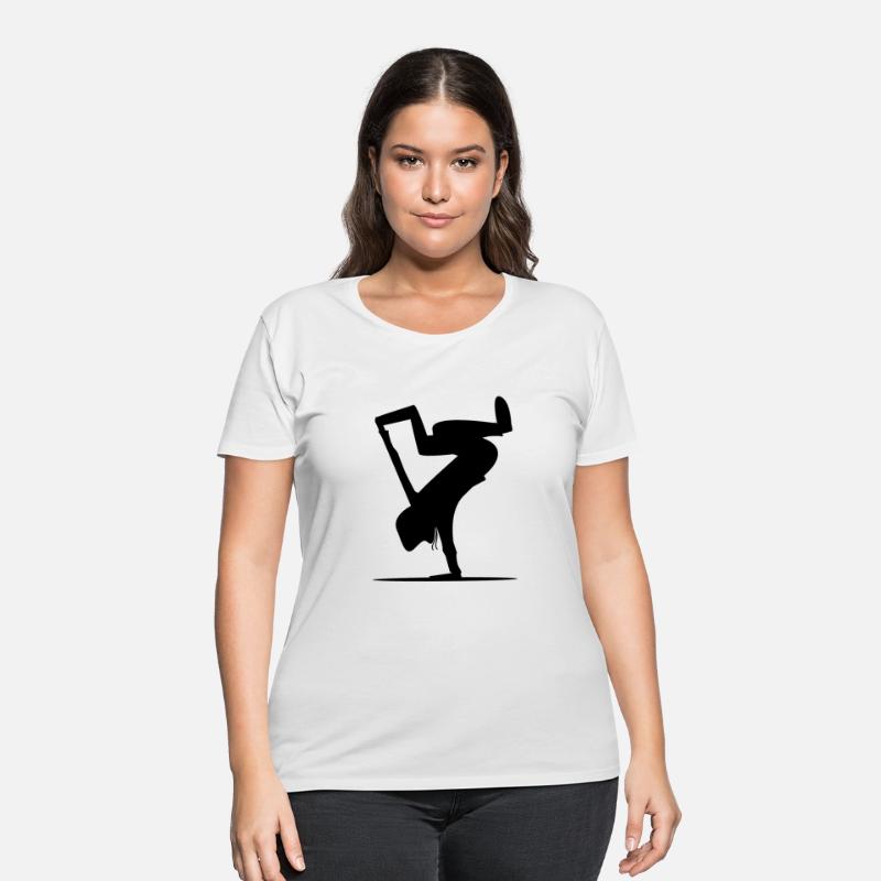 Break dance Bboy Bgirl Cartoon silhouette