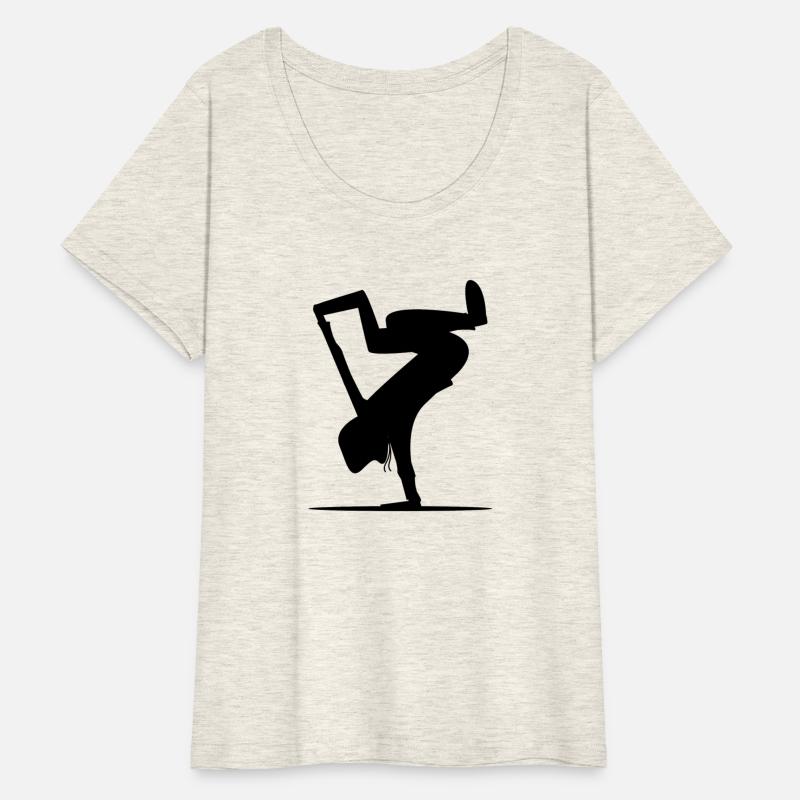 Break dance Bboy Bgirl Cartoon silhouette