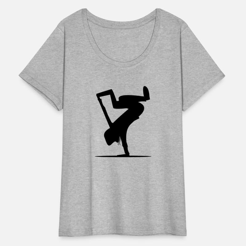 Break dance Bboy Bgirl Cartoon silhouette