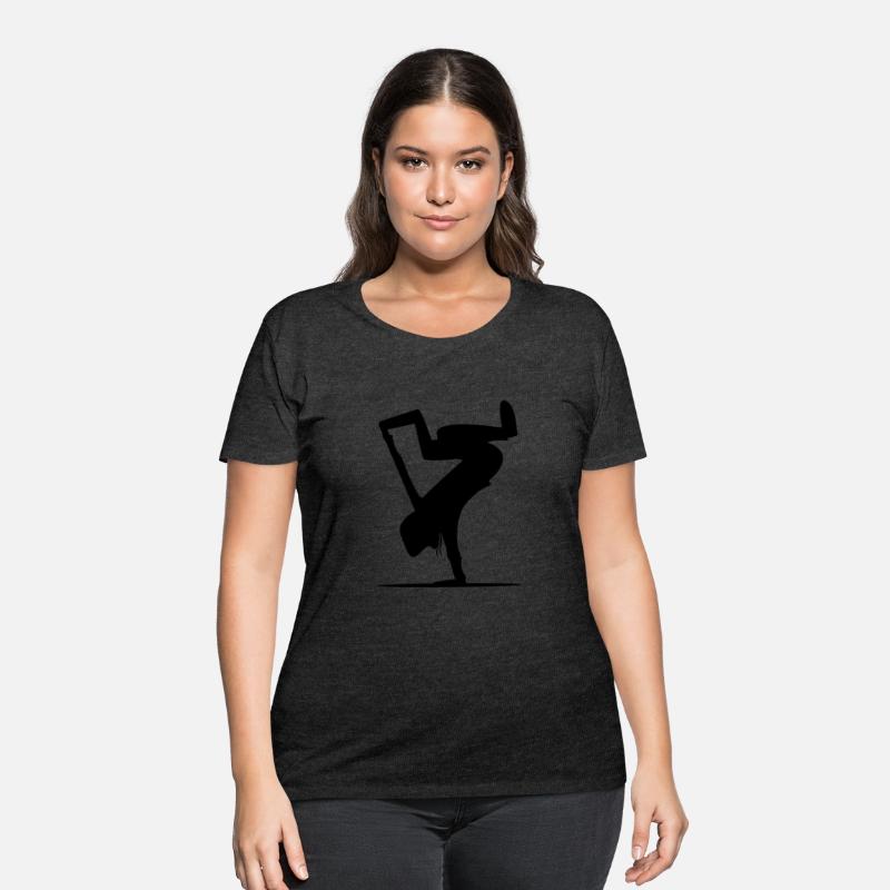 Break dance Bboy Bgirl Cartoon silhouette
