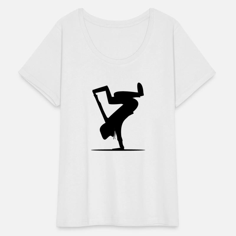 Break dance Bboy Bgirl Cartoon silhouette