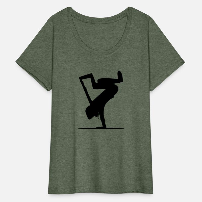 Break dance Bboy Bgirl Cartoon silhouette