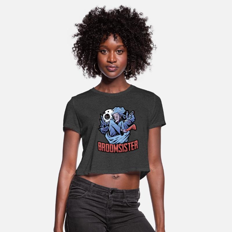 Broomsister Evil Magic Sorcerer Halloween Costume