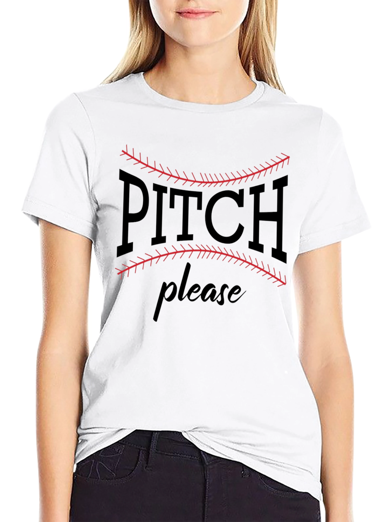 Pitch Please Baseball T-Shirt