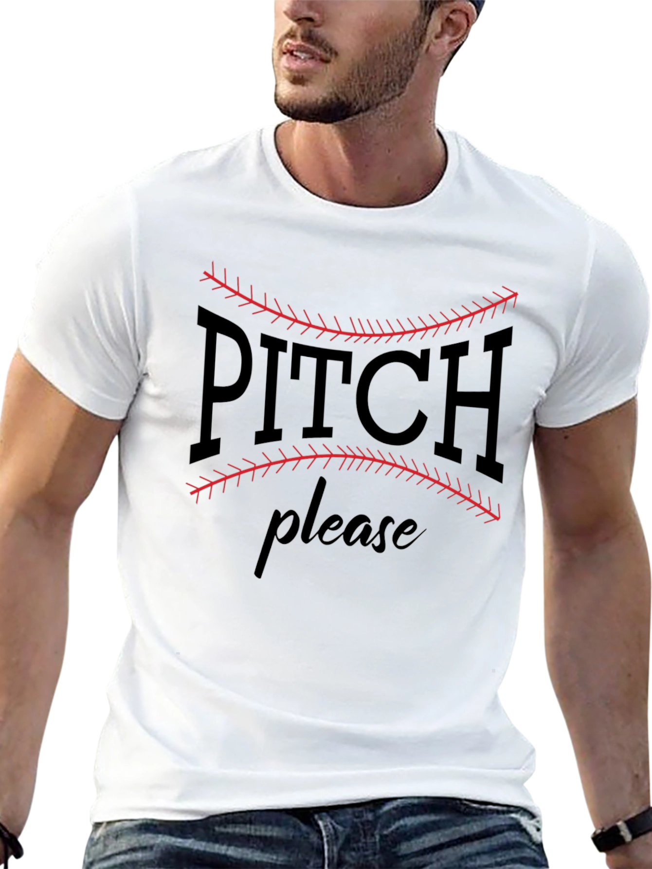 Pitch Please Baseball T-Shirt