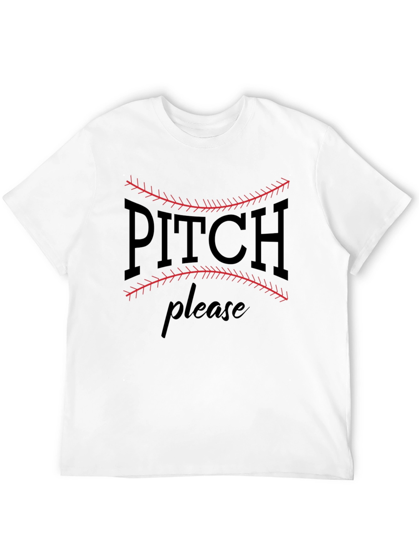 Pitch Please Baseball T-Shirt
