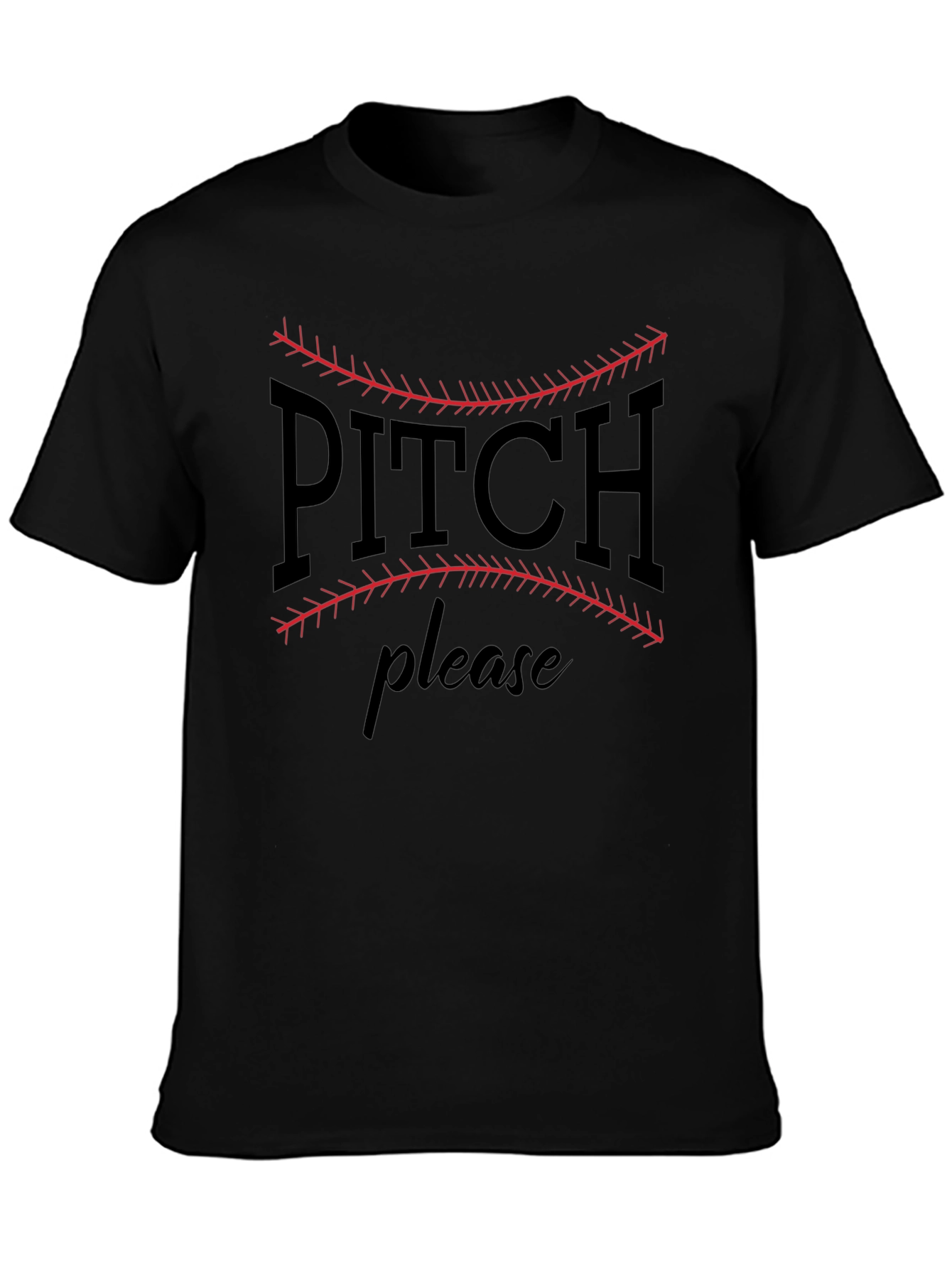 Pitch Please Baseball T-Shirt