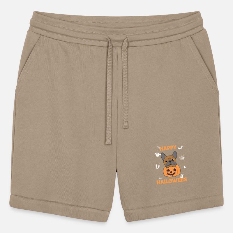 Bulldog In Pumpkin Cute Dogs Happy Halloween