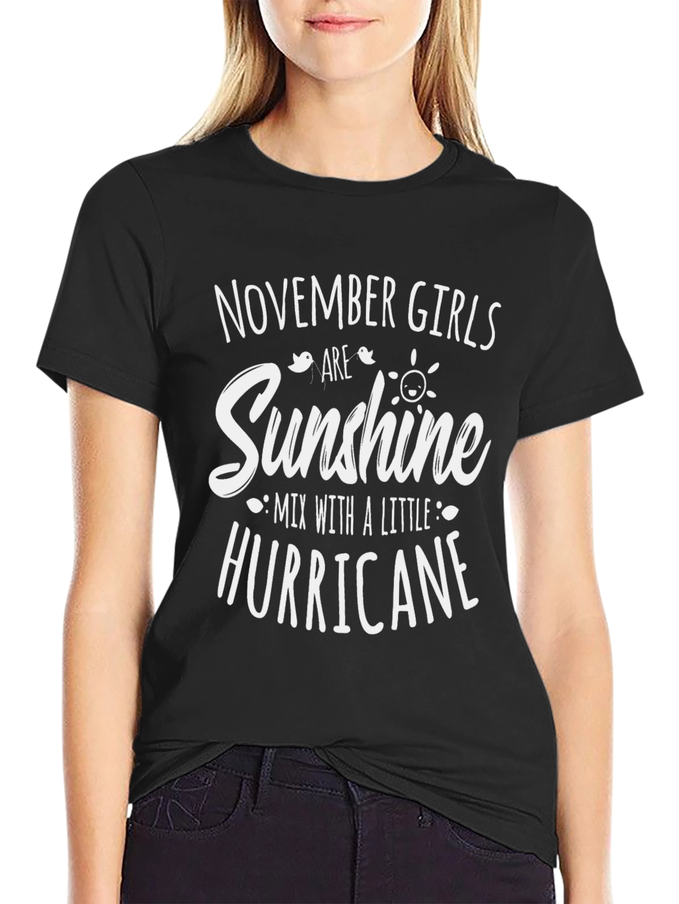 November Girls Sunshine Hurricane Graphic Tee