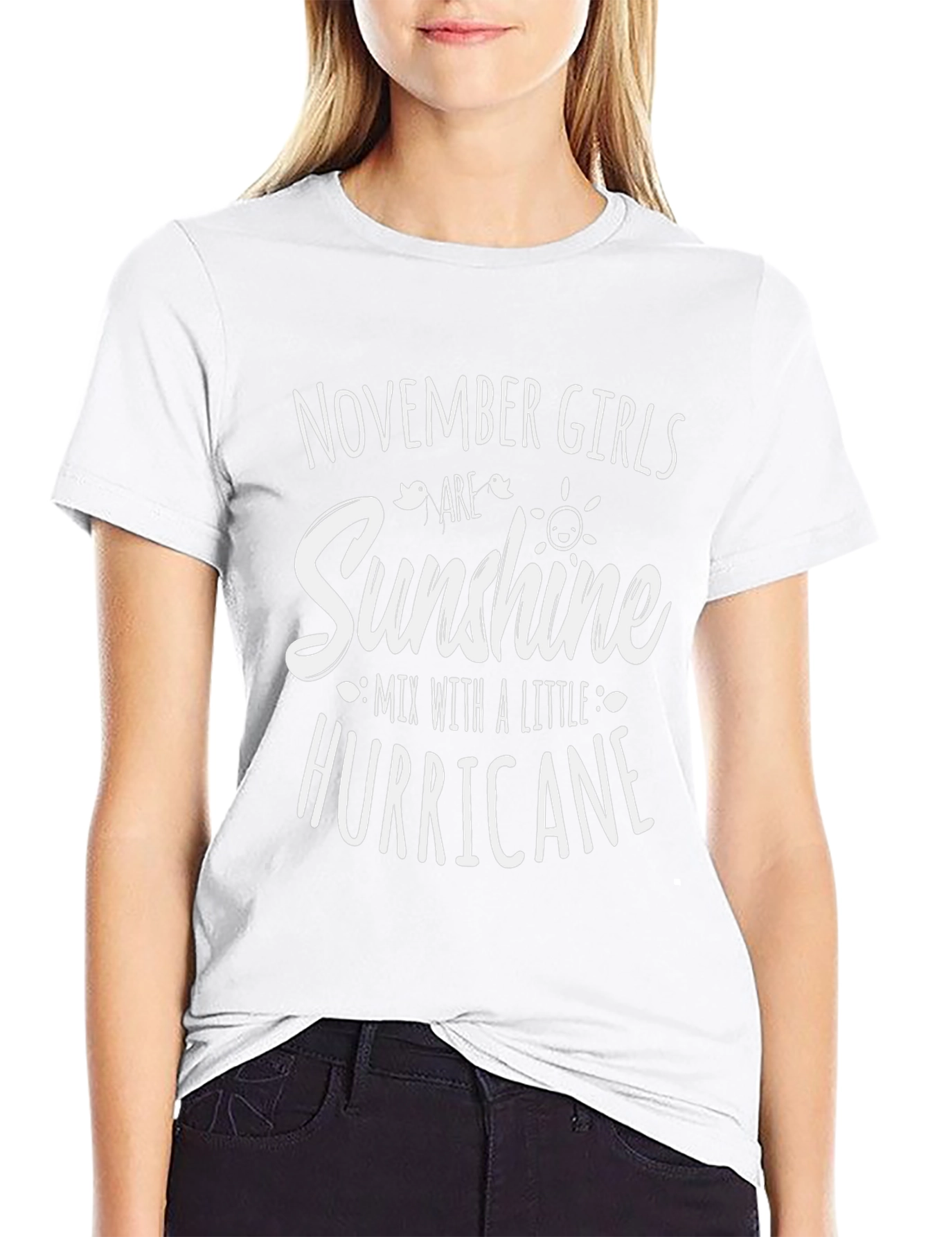 November Girls Sunshine Hurricane Graphic Tee