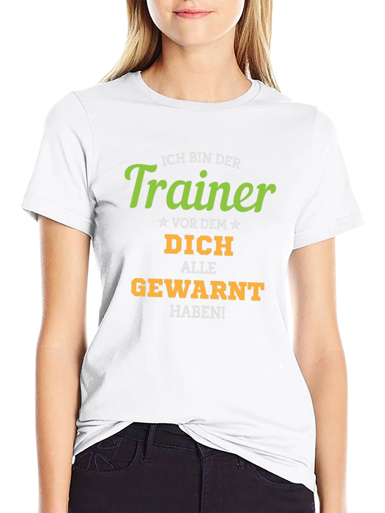 Ich Bin Der Trainer Funny T-Shirt