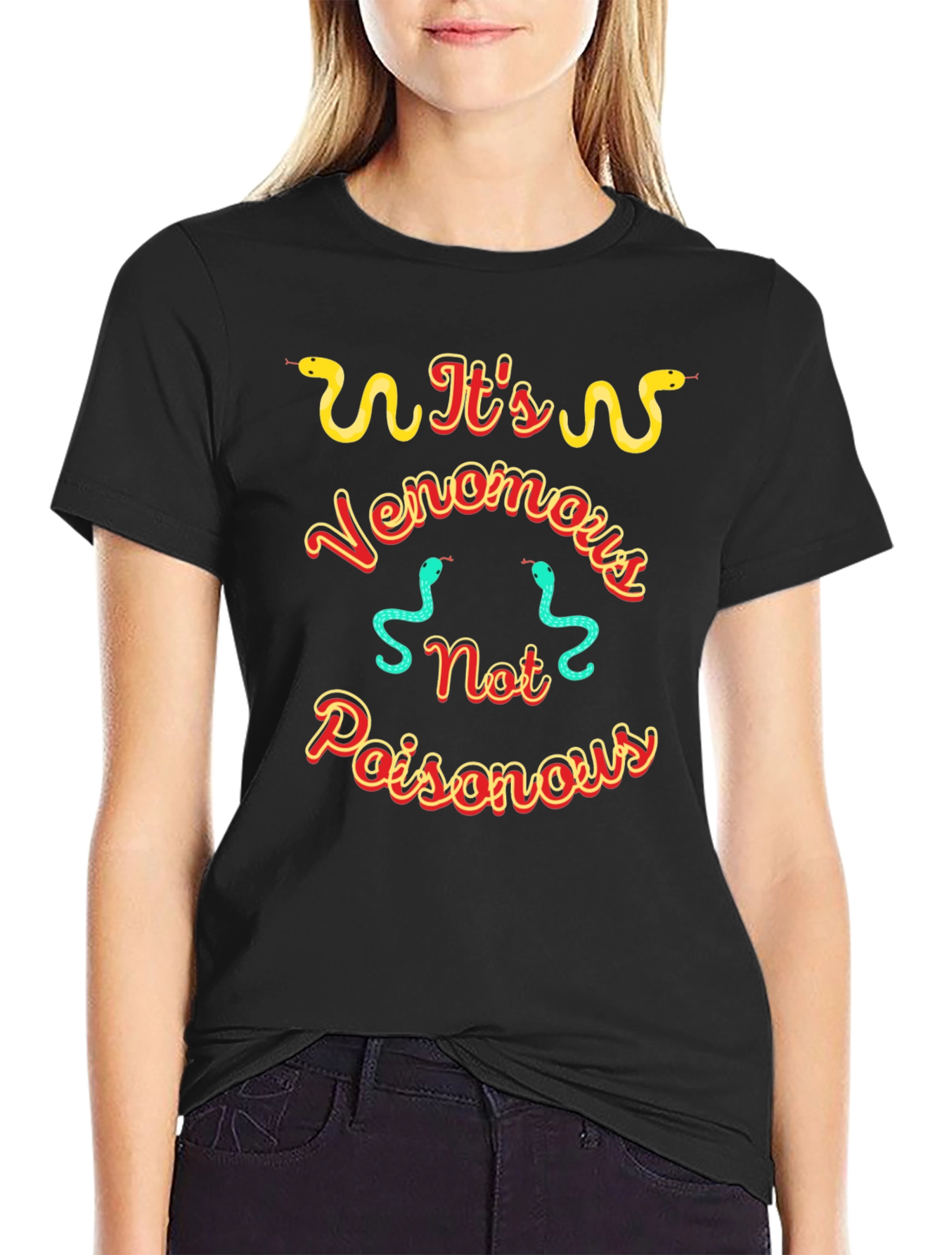 Venomous Snake Graphic T-Shirt