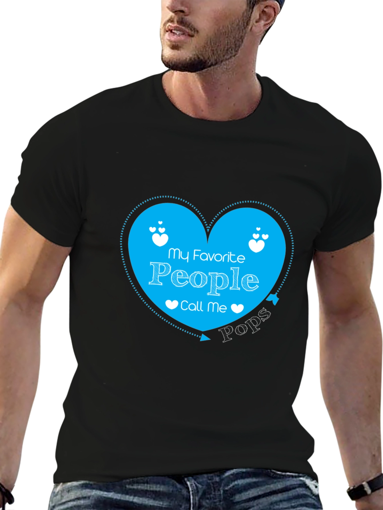 My Favorite People Call Me Pops Graphic Tee