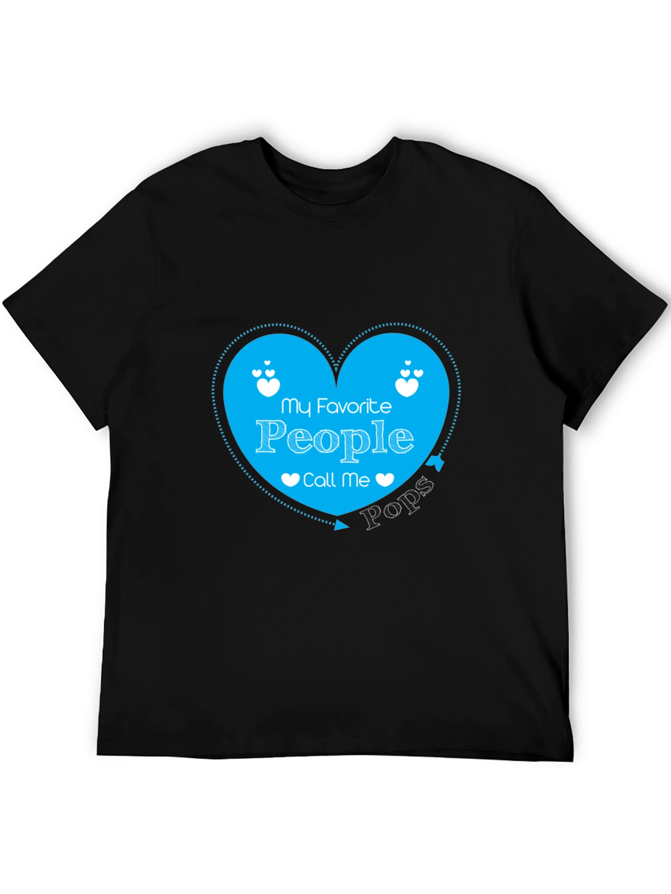 My Favorite People Call Me Pops Graphic Tee