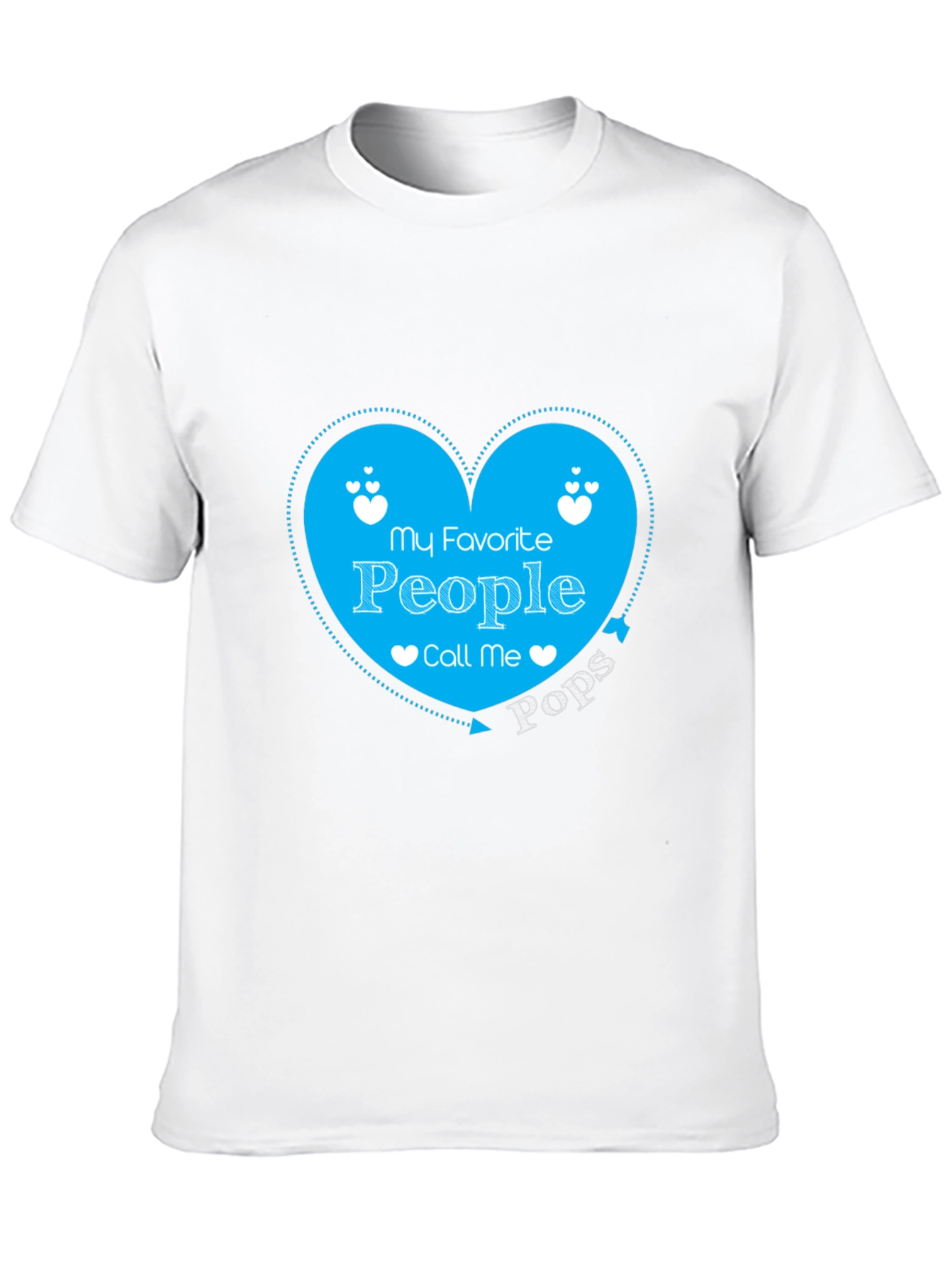 My Favorite People Call Me Pops Graphic Tee