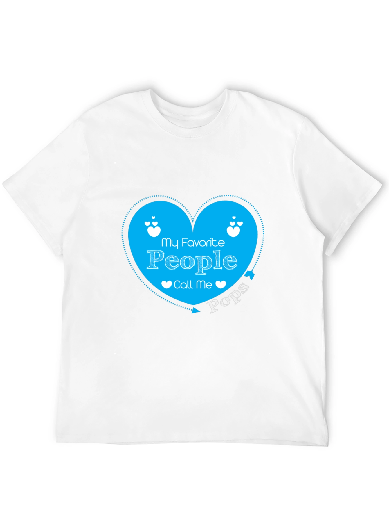 My Favorite People Call Me Pops Graphic Tee