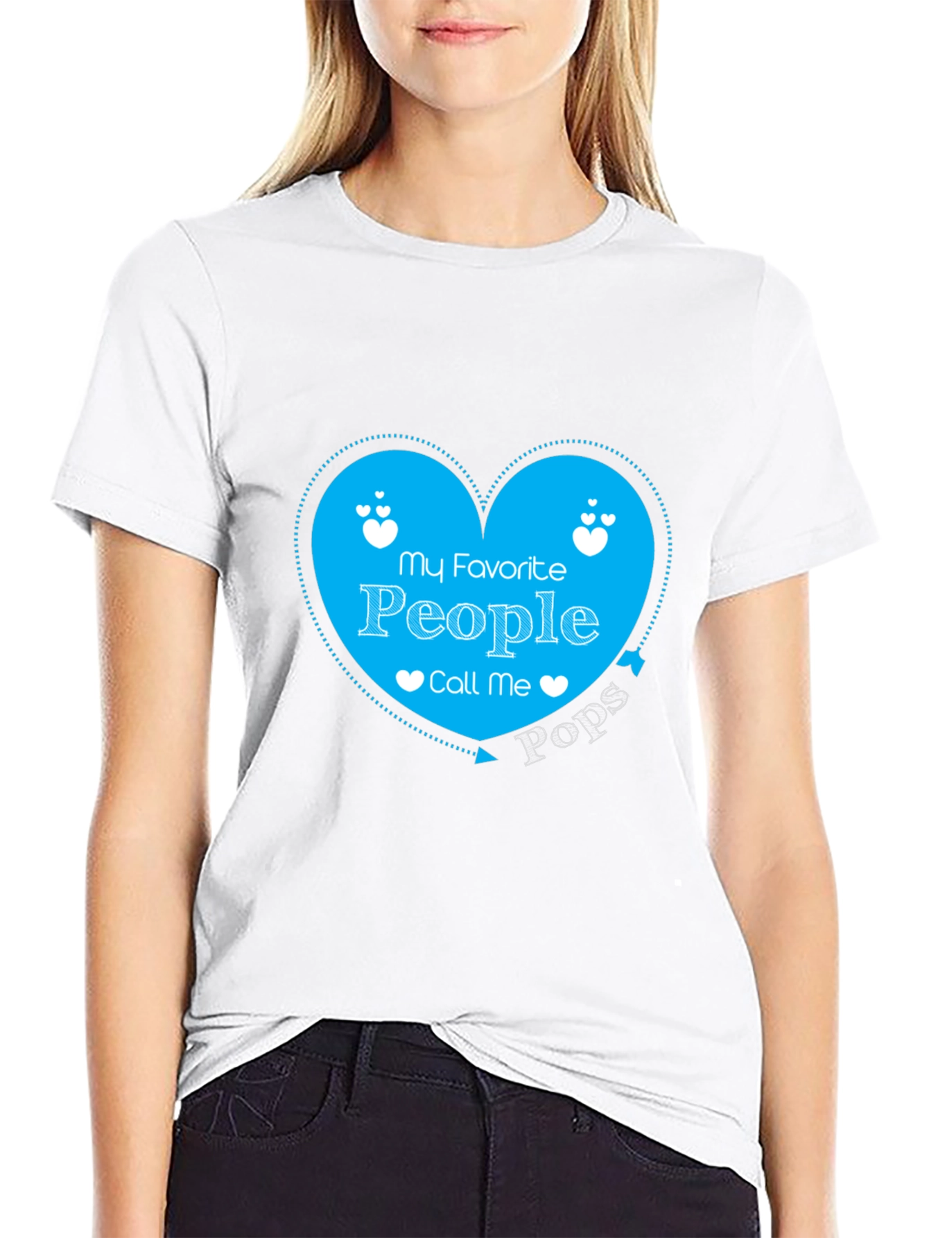 My Favorite People Call Me Pops Graphic Tee