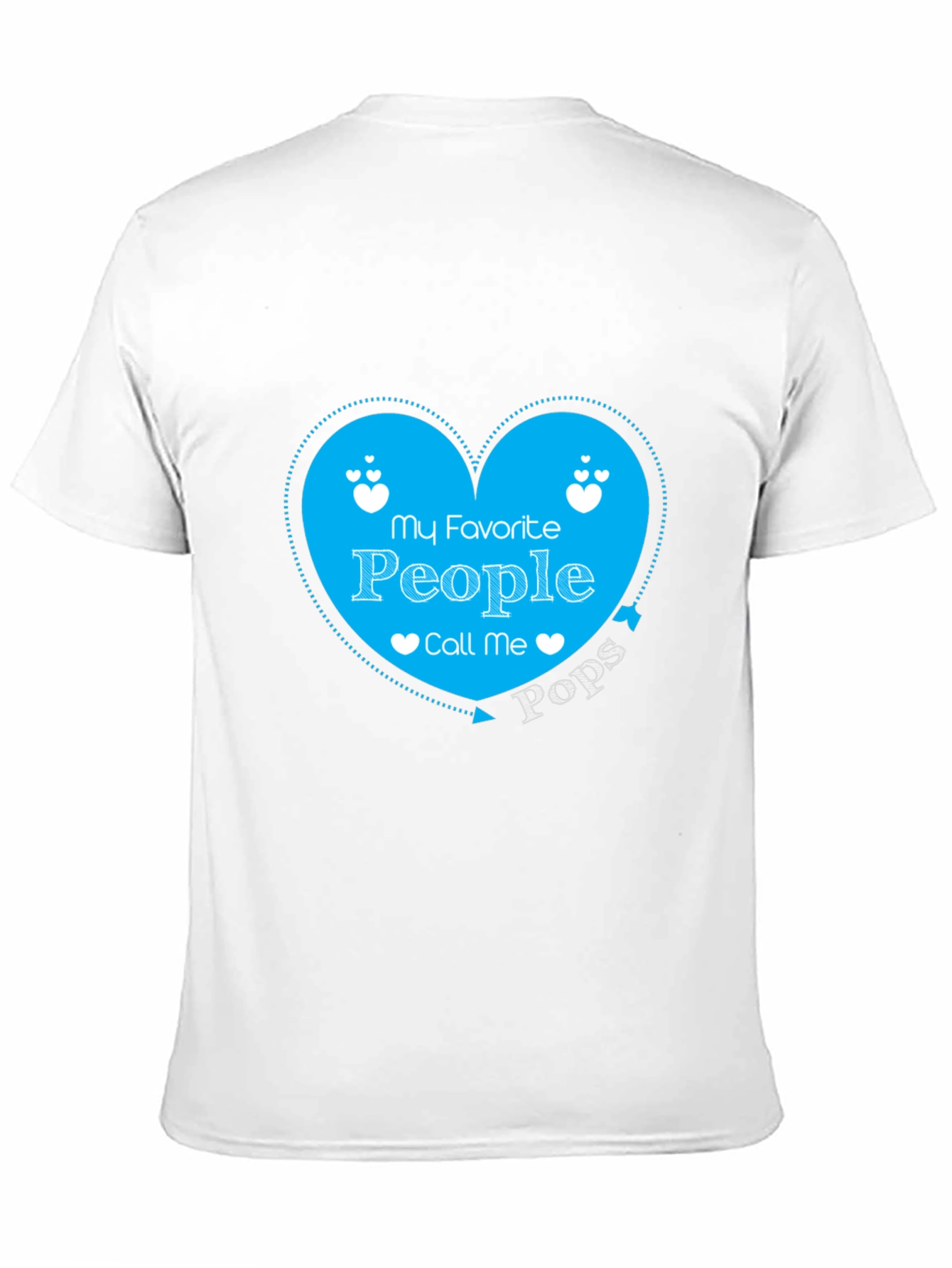 My Favorite People Call Me Pops Graphic Tee