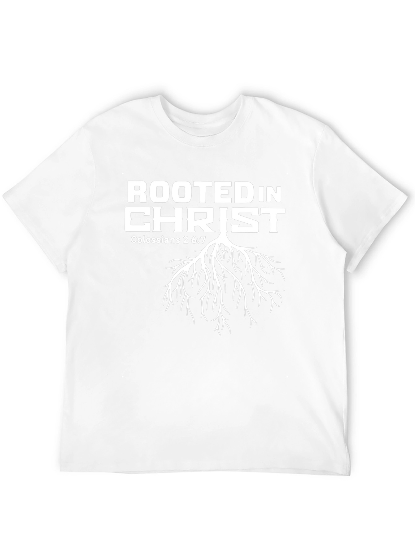 Rooted In Christ Black Christian T-Shirt