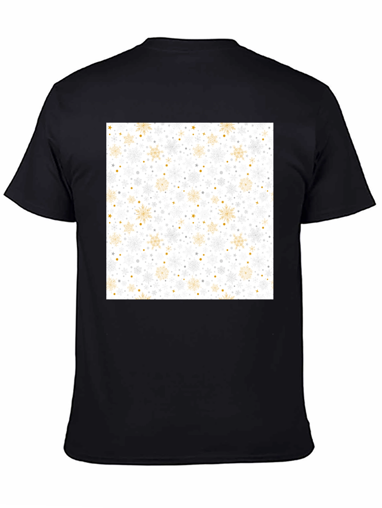 Festive Snowflake Pattern Tee - Holiday Style