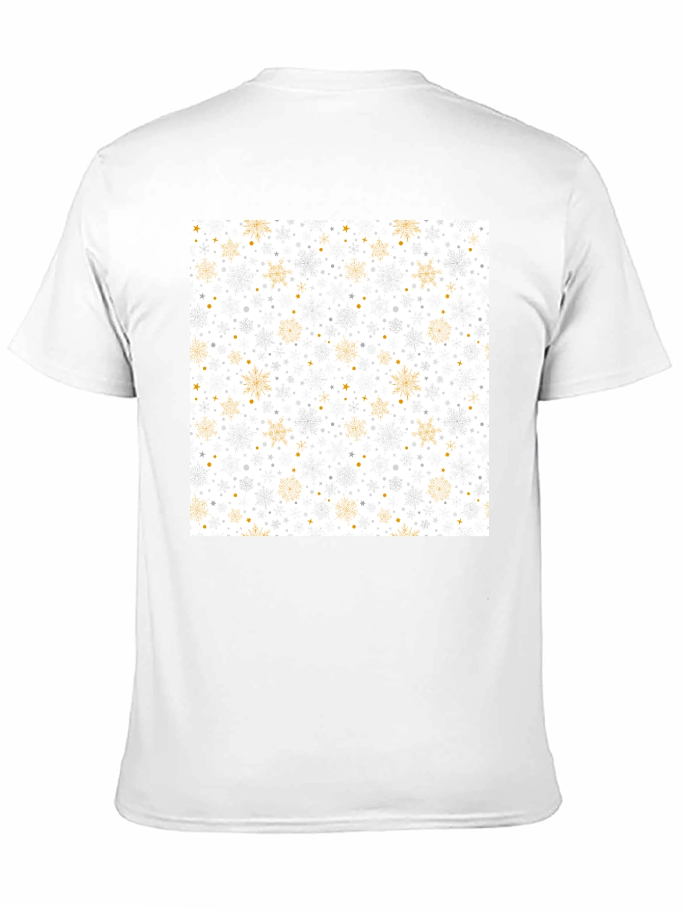Festive Snowflake Pattern Tee - Holiday Style