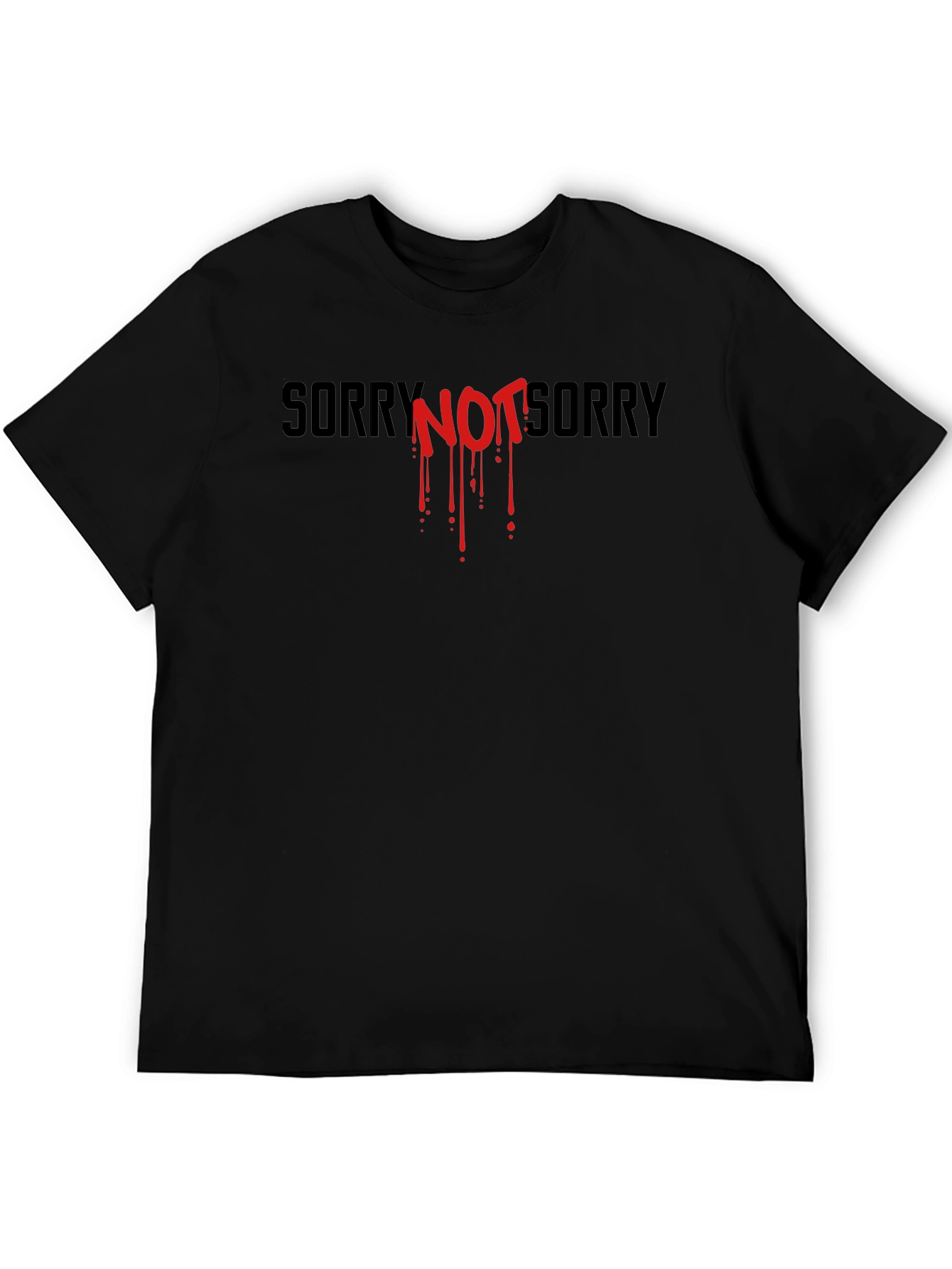 Edgy Sorry Not Sorry Graphic Tee