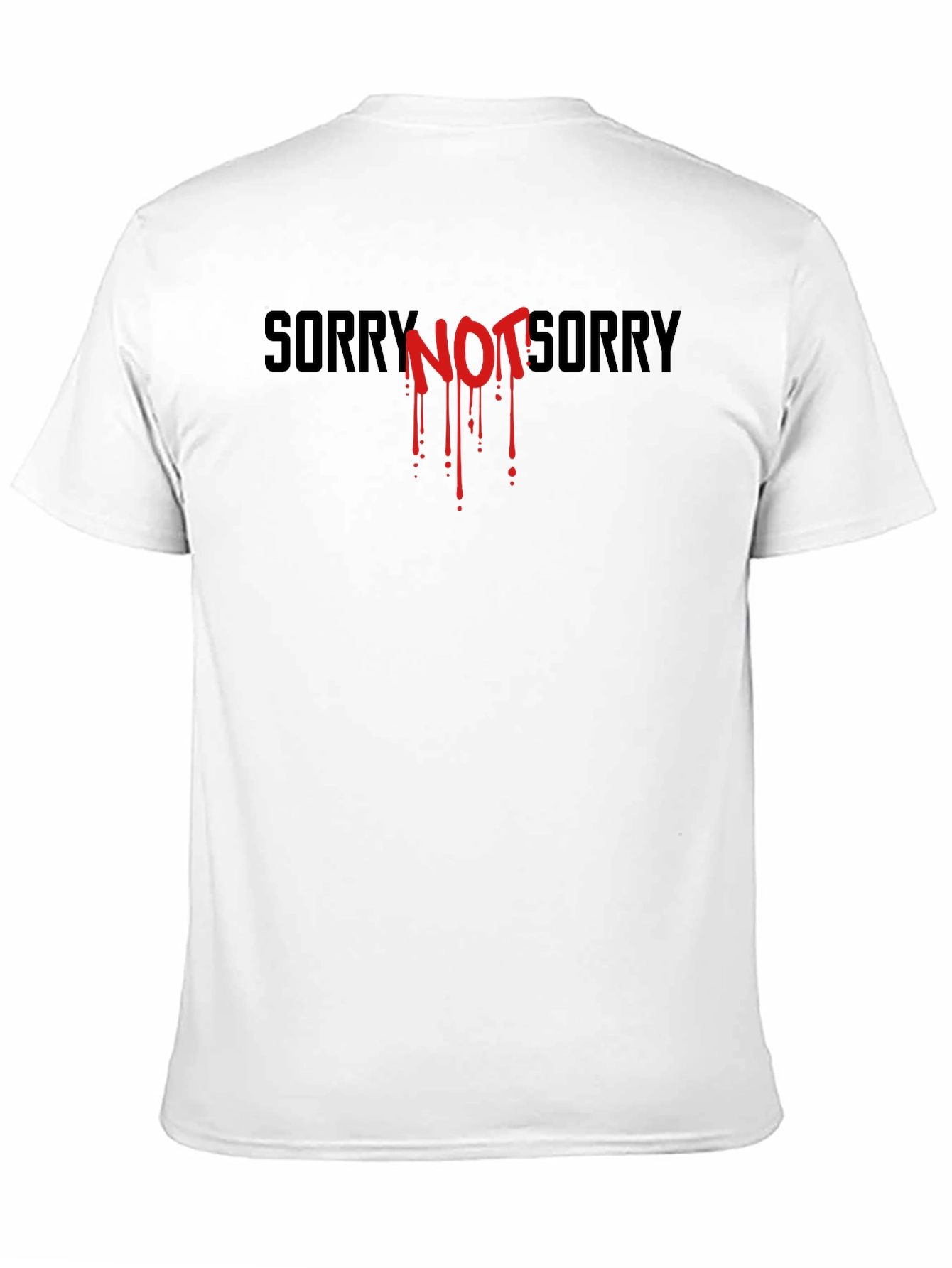 Edgy Sorry Not Sorry Graphic Tee