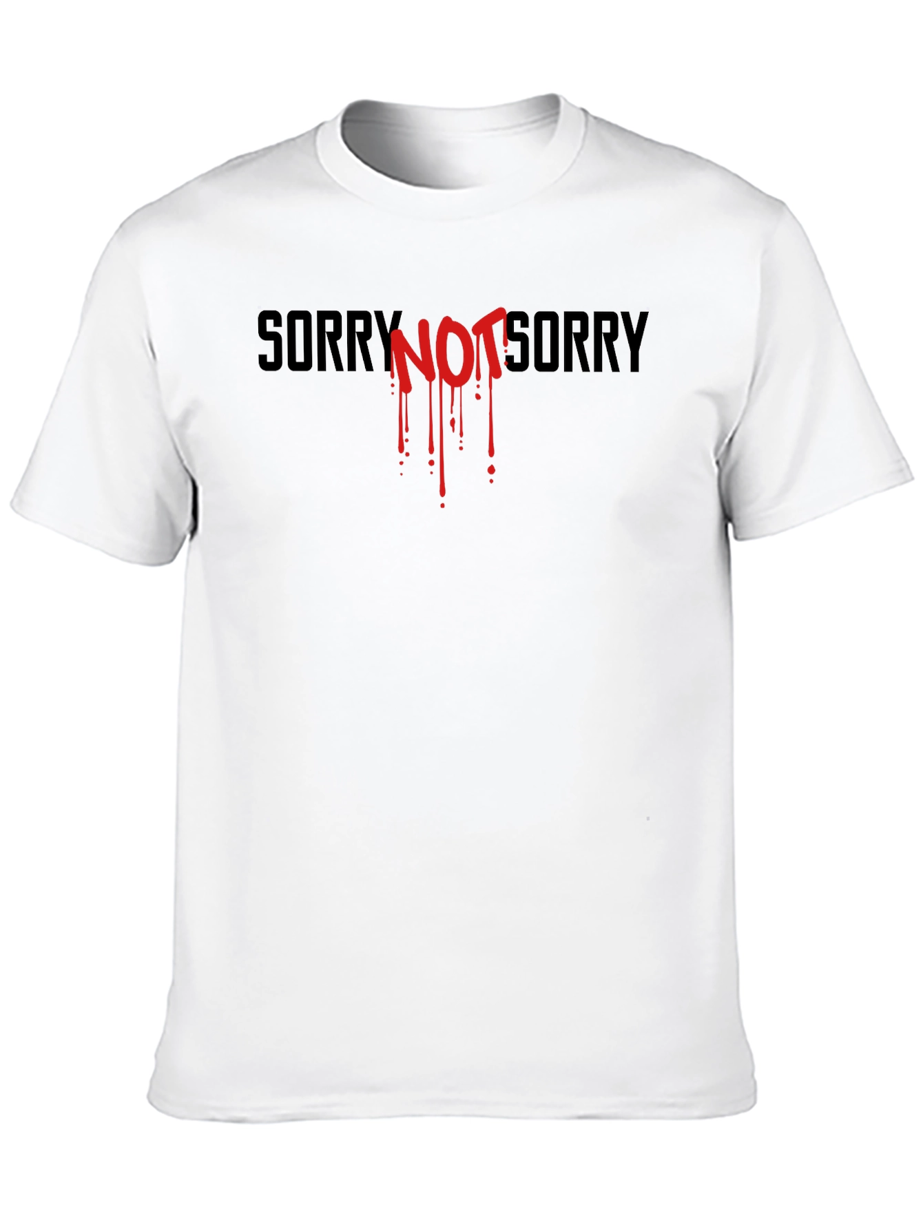 Edgy Sorry Not Sorry Graphic Tee