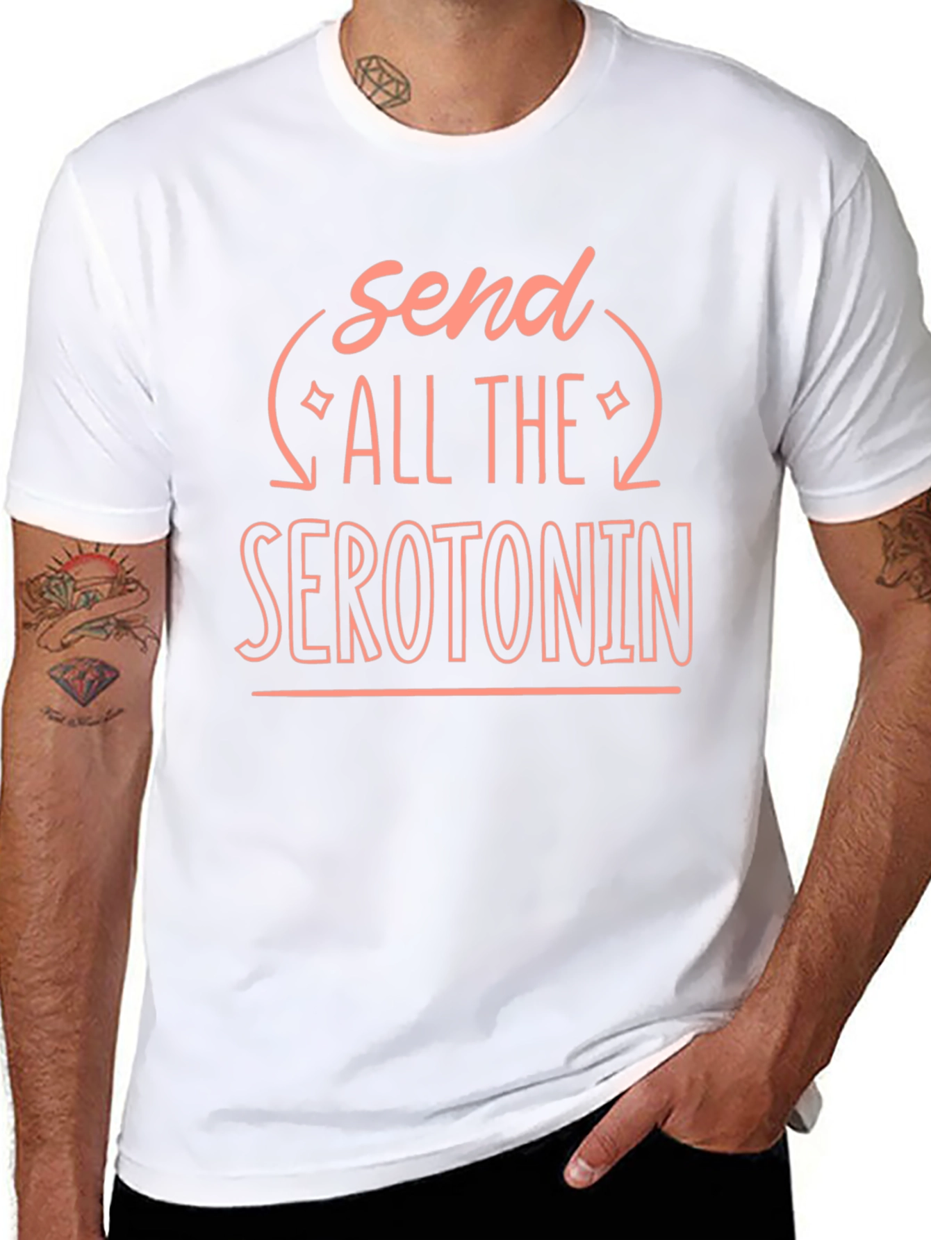 Send All The Serotonin Graphic Tee