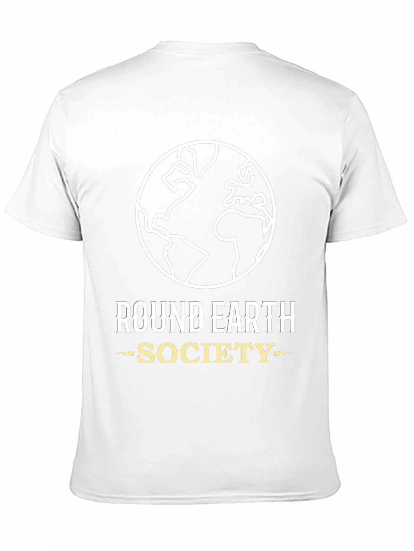 Round Earth Society Graphic Tee - Black Cotton T-Shirt