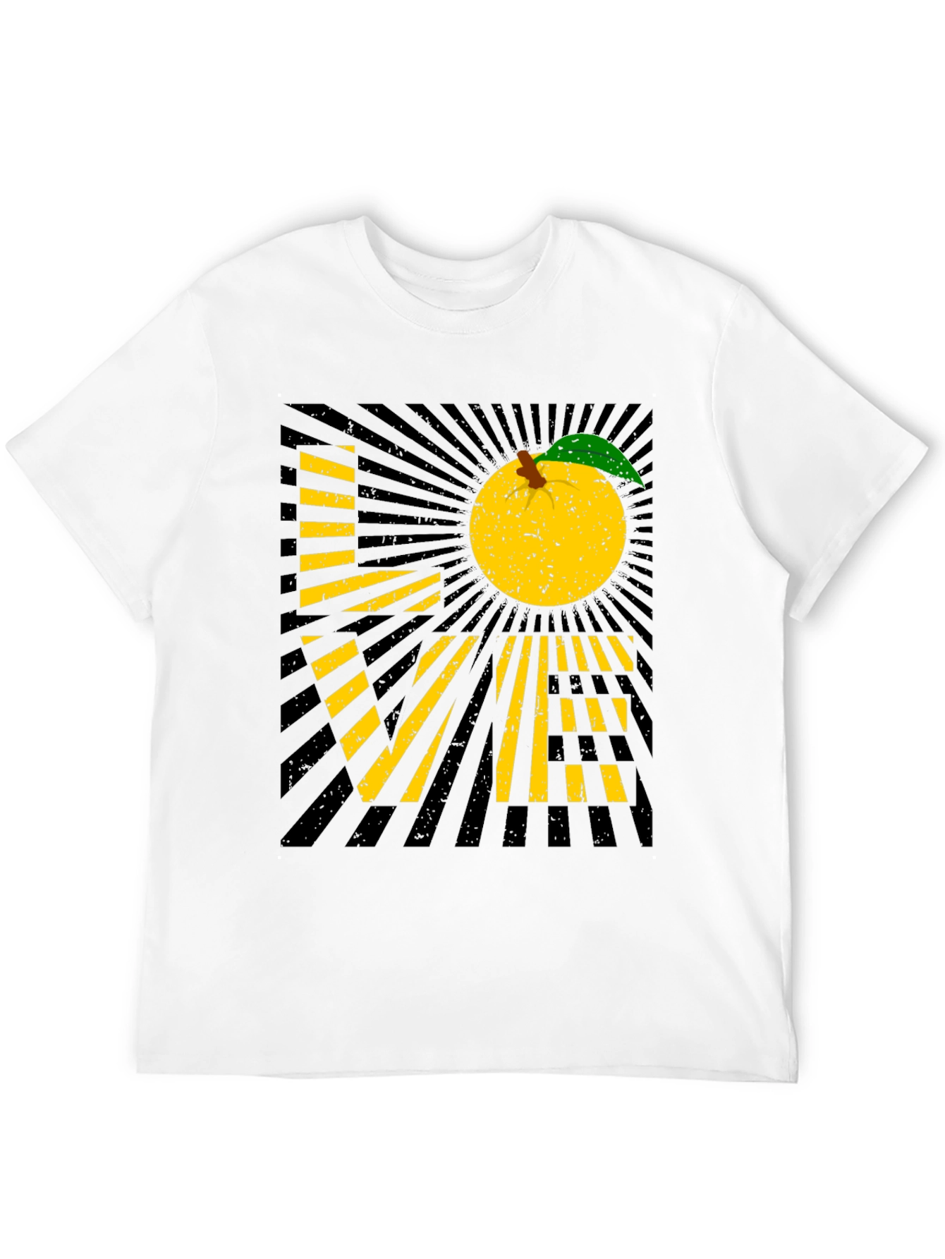 Peach Love Graphic T-Shirt - Stylish Fruit Tee