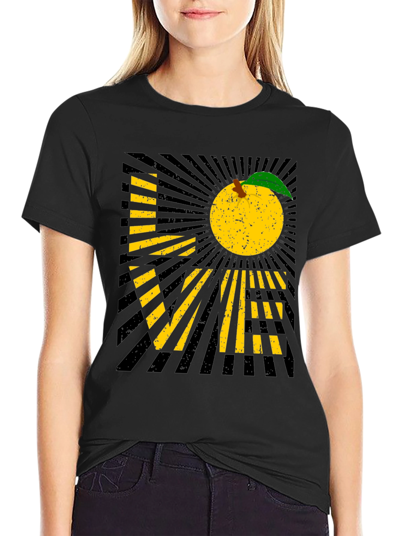Peach Love Graphic T-Shirt - Stylish Fruit Tee
