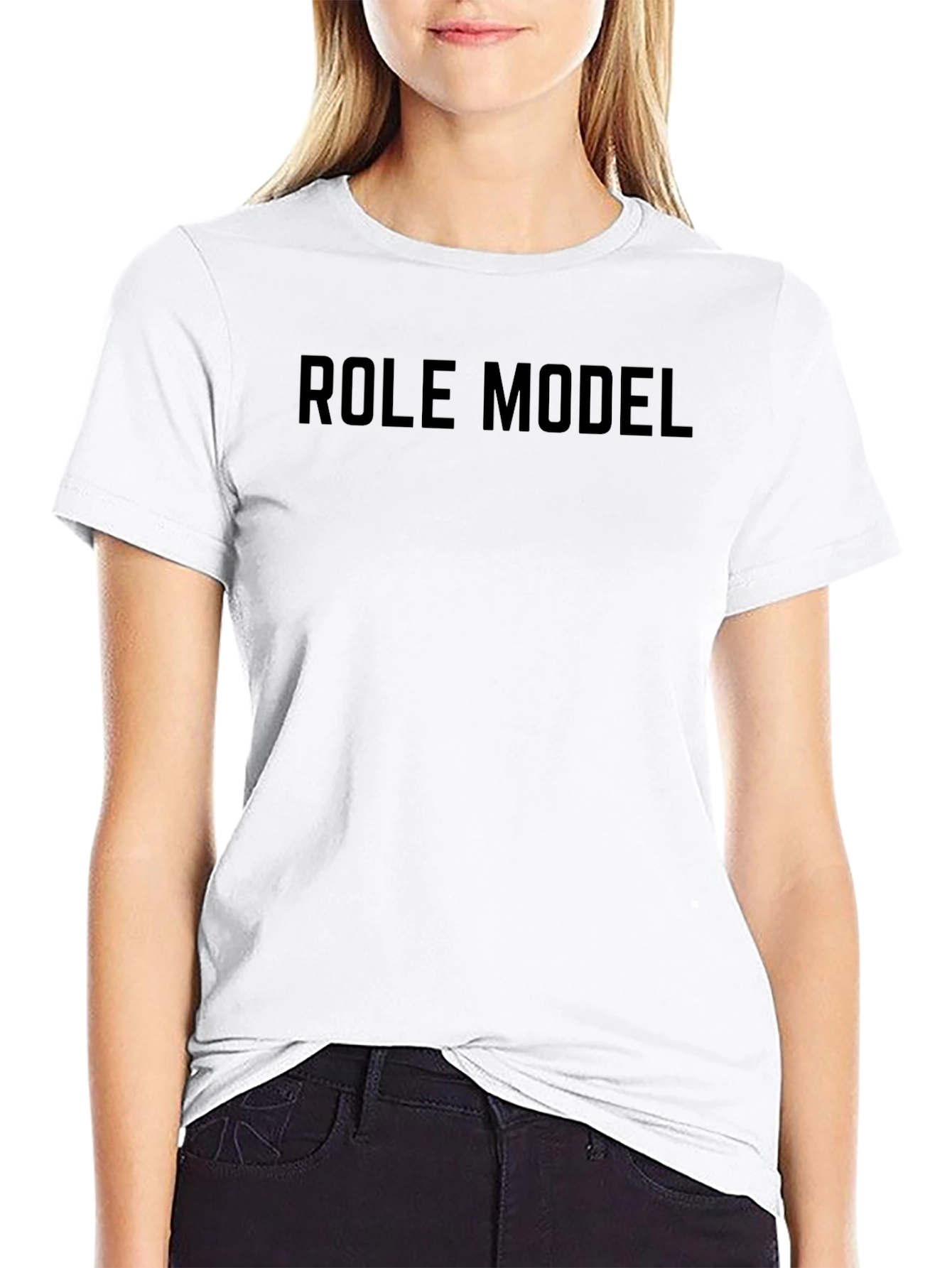 Role Model Black Crew Neck T-Shirt