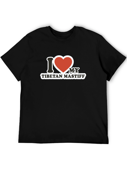 I Heart My Tibetan Mastiff Graphic Tee