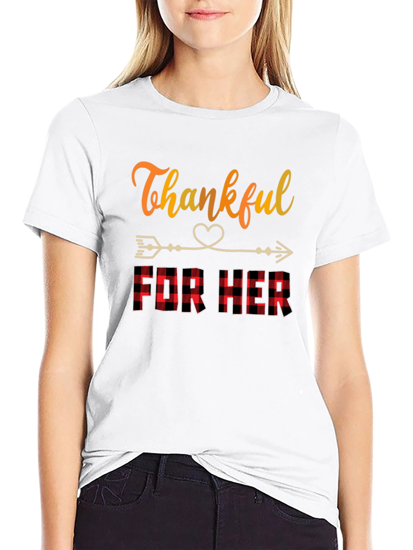 Thankful for Her Thanksgiving T-Shirt