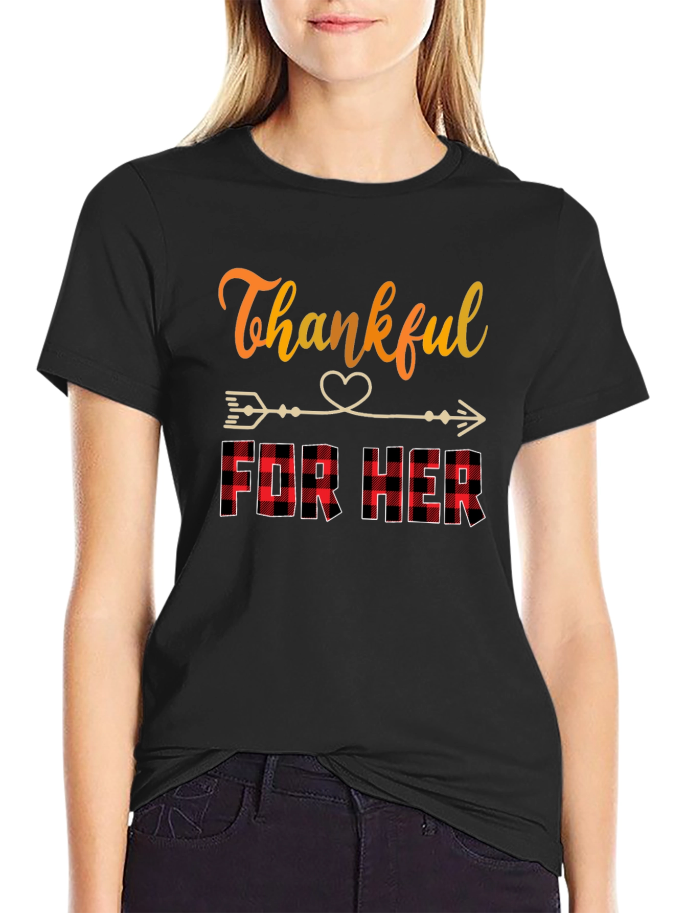 Thankful for Her Thanksgiving T-Shirt