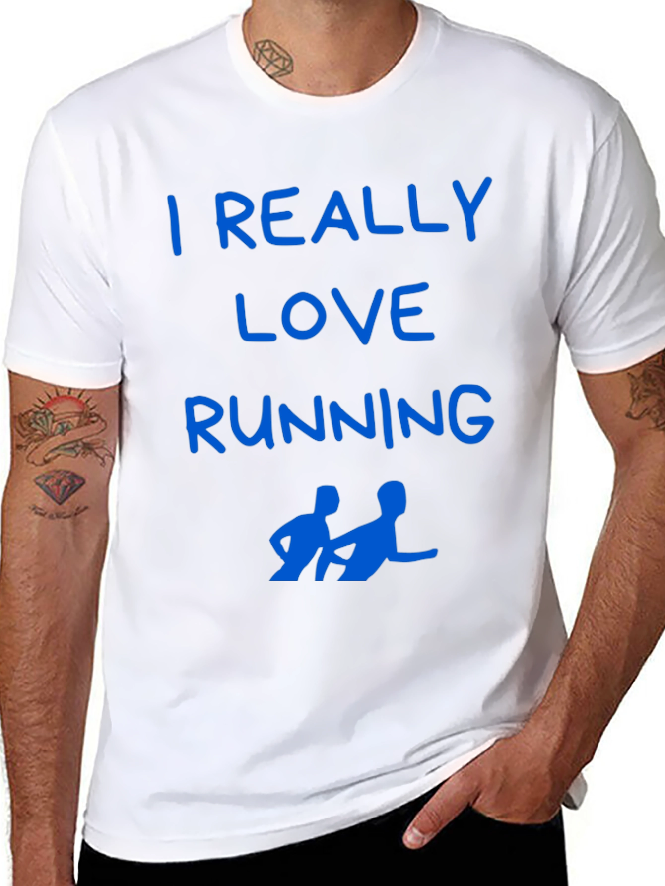 I Love Running T-Shirt - Runner Gift